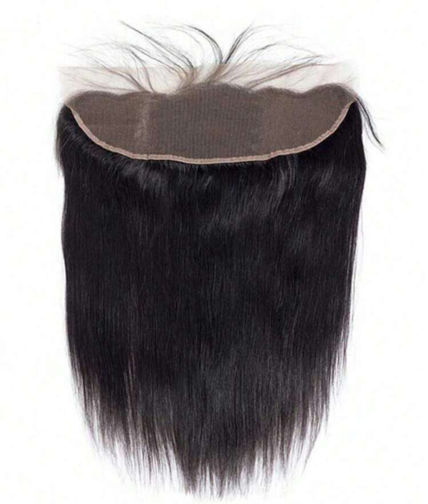 3PIEZAS 22”(56cm)/ 100G /1PCS/ EXTENSION Pelo Humano Natural Brasileño ondulado + LACE FRONATAL 13X4 (22") - Imagen 3